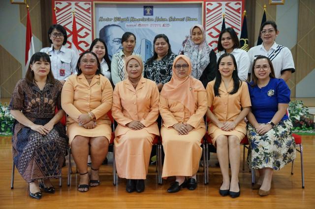 Pertemuan Pengurus dan Anggota Dharma Wanita Persatuan Kanwil Kemenkum Sulut