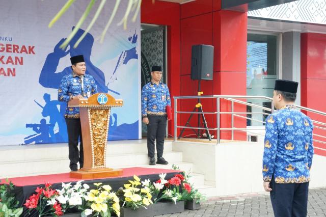 Kanwil Kemenkum Sulut Gelar Upacara Hari Pahlawan : Terus Bergerak, Melanjutkan Perjuangan