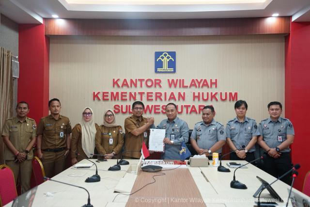 Pastikan Regulasi Tepat dan Akuntabel, Ranperwal Kotamobagu Diharmonisasi Kanwil Kemenkum Sulut