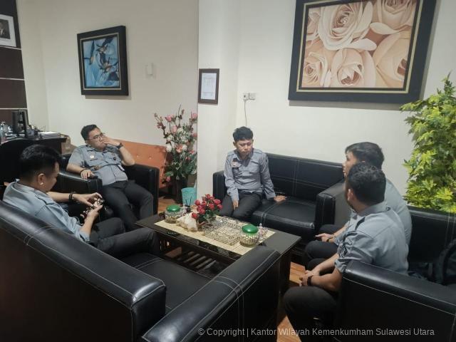 Tingkatkan Indeks Tata Kelola Pengadaan, Kemenkum Sulut Terima Kunjungan Biro BMN Sekjen