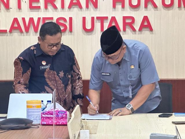Kemenkum Sulut Harmonisasi Ranperbup Kabupaten Bolaang Mongondow Timur